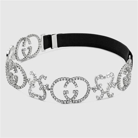 gucci hair|Gucci headband with rhinestones.